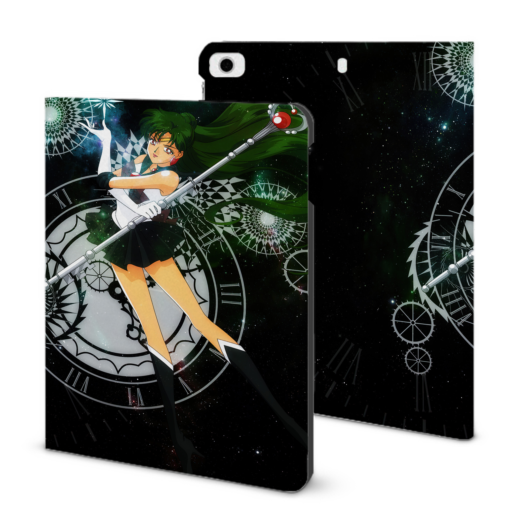 （画像用） 美少女戦士セーラームーン Sailor Moon IPad ケース ブック型 PUレザー TPU 耐衝撃 軽量 薄型 ペン収納なし 全面保護 IPad 各モデル対応